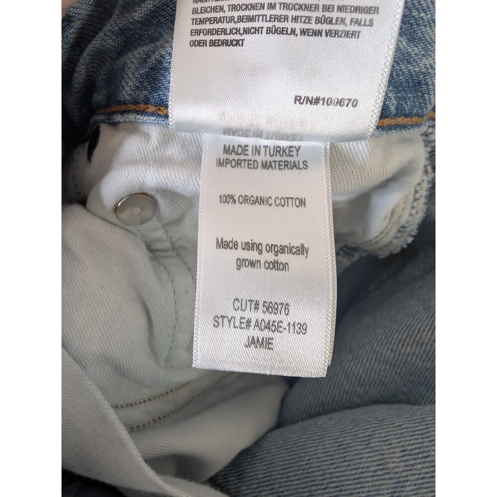 AGOLDE Jamie High Rise Classic in Spectator Blue Size 27 - Picture 11 of 14